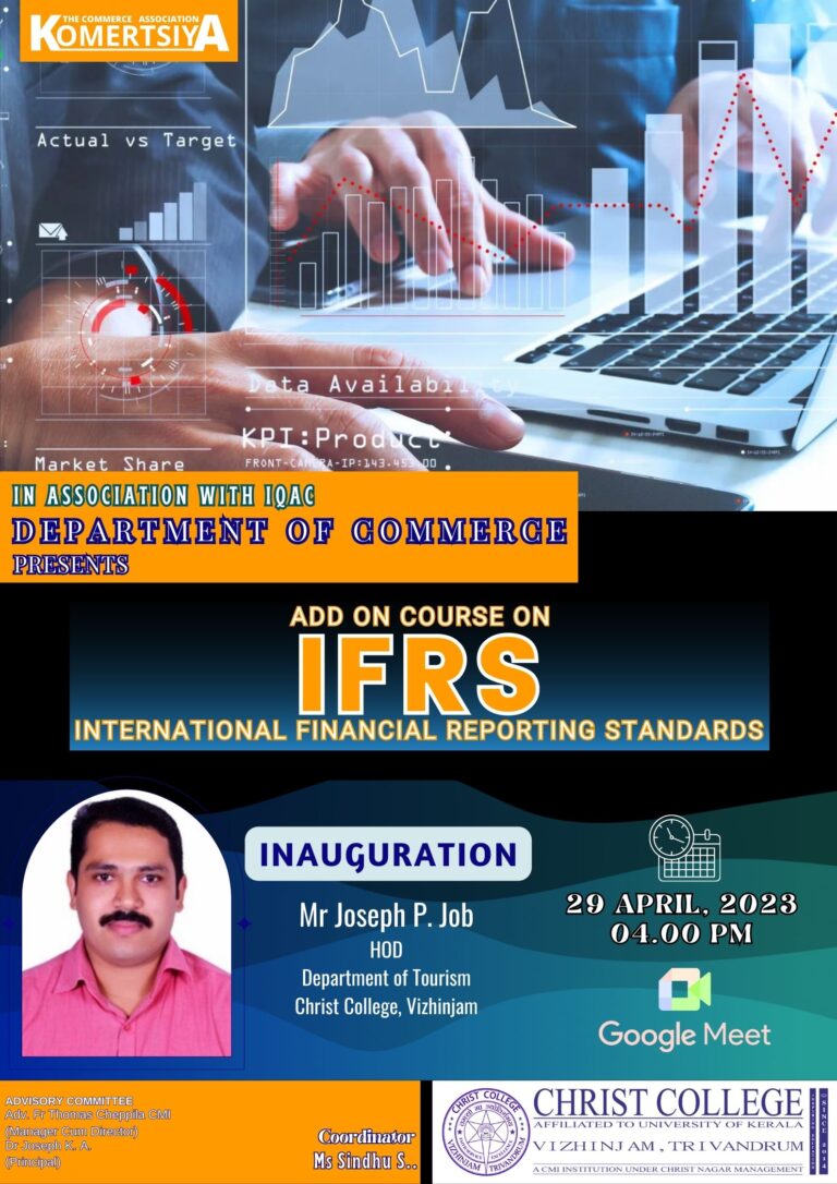 Add on Course – International Financial Reporting  Standards