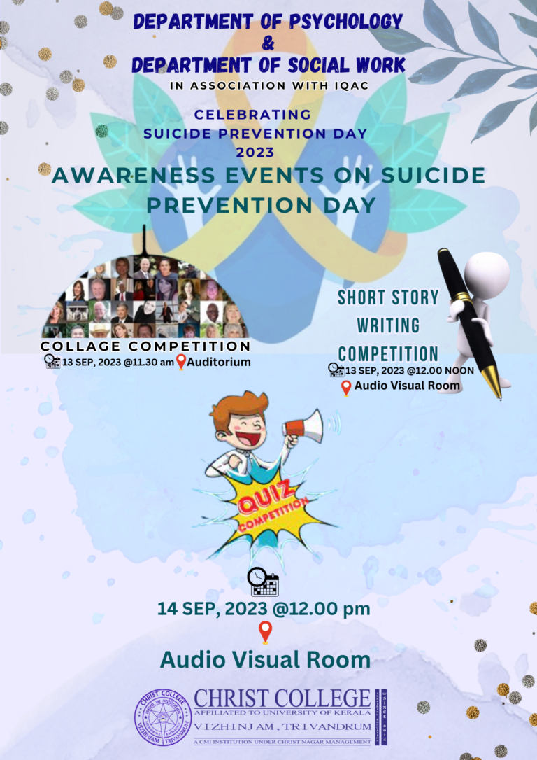 SUICIDE PREVENTION DAY