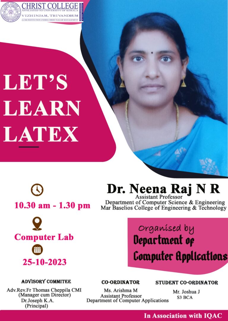 Let’s Learn LaTeX