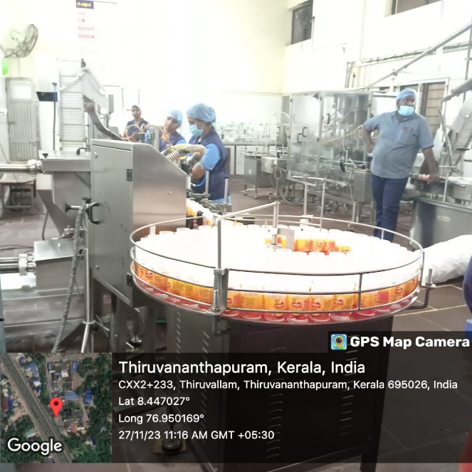 Industrial Visit : TRCMPU (Trivandrum Regional Co-operative Milk Producers Union) – Milma  Diary at Amalathara, Thiruvananthapuram